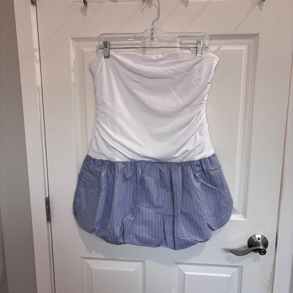 Anthropologie NIA Janay Strapless Bubble Mini Dress - Picture 5 of 9